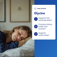 Thumbnail for Pure Encapsulations Glycine - Supports Restful Sleep & Liver Detox* - Liver Supplement - Vegan & Gluten-Free - 180 Capsules