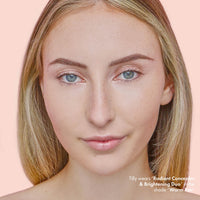 Thumbnail for ICONIC LONDON Radiant Concealer & Brightening Duo | Creamy Liquid + Brightening Crayon Dual Ended Concealer, Cruelty Free, Vegan Makeup (Warm Fair) 0.08 oz