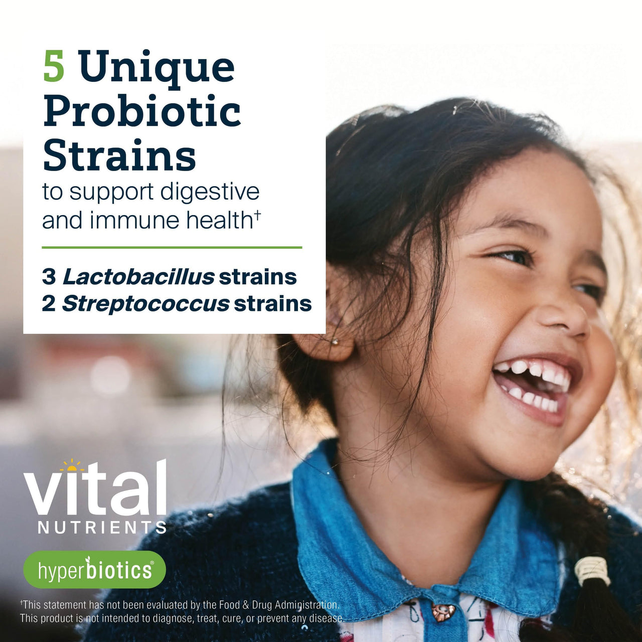 Hyperbiotics Vital Nutrients Pro Kids Probiotic | Allergen-Free Toddler Probiotics for Kids | Targeted Immune, Gut, and Digestive Health | Sugar-Free Orange Flavor | 60 Chewable Tablets