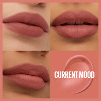 Thumbnail for MAYBELLINE Super Stay Teddy Lip Tint, Long Lasting Matte Lipstick For Up To 12HR Wear, Current Mood, 1 Count