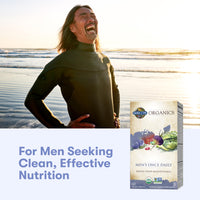Thumbnail for Garden of Life Once Daily Whole Food Multivitamin for Men, Organic Mens Vitamins & Minerals, Vitamin C, Zinc, Vegan, for Health & Well-Being, 60 Tablets
