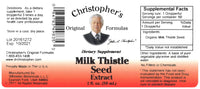 Thumbnail for Christopher's Original Formulas Milk Thistle Seed -- 2 fl oz