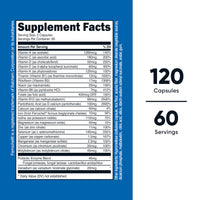 Thumbnail for Nutricost Multivitamin with Probiotics 120 Vegetarian Capsules - Packed with Vitamins & Minerals