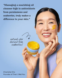 Thumbnail for Then I Met You Living Cleansing Balm, Makeup Remover, Cleansing Oil, Face Cleanser, Melts Makeup & Sunscreen, Non-Stripping Zero Residue Oil Cleanser, First-Step Clean Vegan Korean Skincare