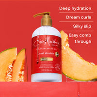 Thumbnail for SheaMoisture Curl Stretch Conditioner Kalahari Melon Oil Infused with Hyaluronic Serum, Hydration Hero Deeply Moisturizes and Repairs Damage, for Easy Detangling and Styling 13 Fl Oz