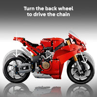 Thumbnail for LEGO Technic Ducati Panigale V4 S Motorcycle Toy - Building Set for Adults, Men & Women, Ages 18+ - Gift for Birthdays - 42202