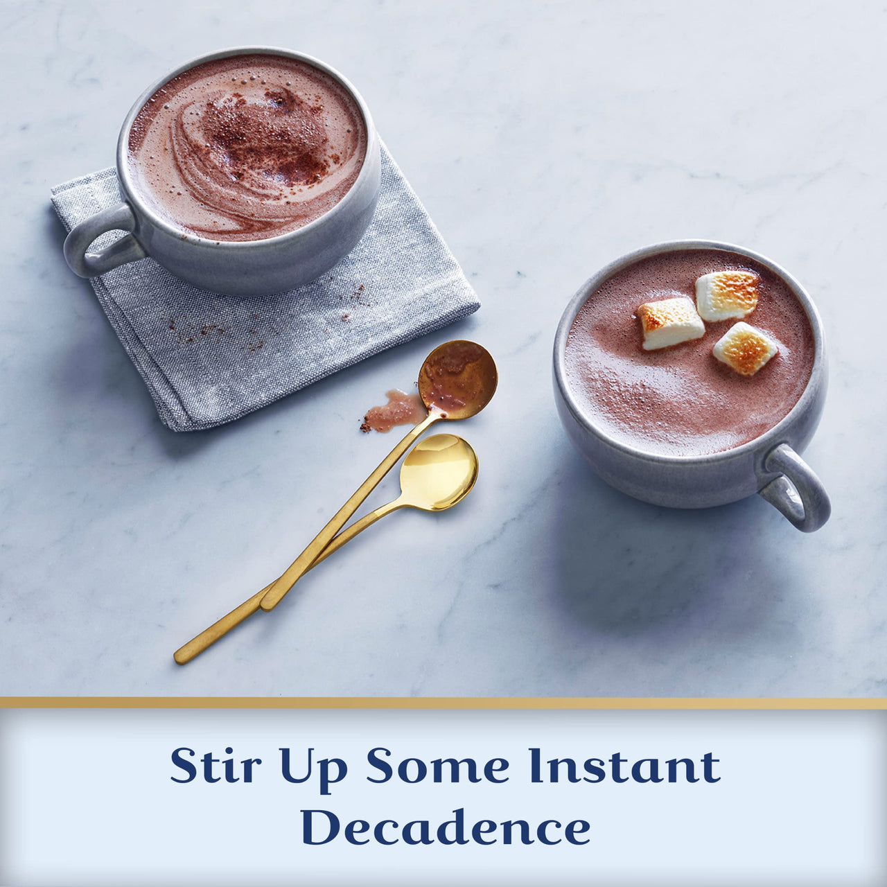 Ghirardelli Double Chocolate Hot Cocoa Mix, 0.85-Ounce Packets (Pack of 10)