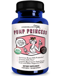 Thumbnail for Legendairy Milk Pump Princess Lactation Supplement - Breastfeeding Supplements for Milk Supply Increase and Milkflow - Organic Black Cumin, Fennel and Dill Seeds, Fenugreek Free - 60 Capsules