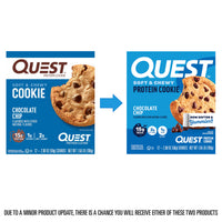 Thumbnail for Quest Nutrition Chocolate Chip Protein Cookie, 15g Protein, 1g Sugar, 2g Net Carbs, Keto Friendly, High Protein, Low Carb; 12 Count
