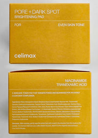 Thumbnail for celimax Pore+Dark Spot Brightening Pad | Exfoliating Peeling Pads for Enlarged Pores, with Hyaluronic Acid, Pore Minimizer, Non-Irritating, Hydrating, For Sensitive Skin (40 pads)