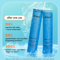 Thumbnail for amika hydro rush intense moisture conditioner with hyaluronic acid, 275ml | for dry, textured, or coarse hair types 2a-4c, long-lasting hydration, color-safe, keratin + chemically treated safe