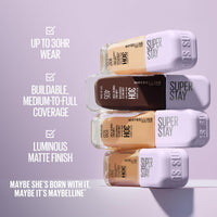 Thumbnail for Maybelline Super Stay Lumi-Matte Foundation, Lightweight and Buildable Full Coverage Foundation Makeup For Up To 30HR Wear, 312, 1 Count