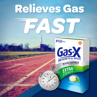 Thumbnail for Gas-X Extra Strength Chewable Gas Relief Tablets with Simethicone 125 mg, Peppermint Creme - 18 Count (Pack of 4)