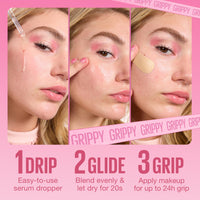 Thumbnail for Maybelline Grippy Serum Primer, Hydrating Makeup Primer with 2% Niacinamide For Up To 24HR Make Up Wear, Clear, 1 Count
