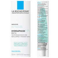 Thumbnail for La Roche-Posay Hydraphase HA Rich, Hyaluronic Acid Face Moisturizer for Dry Skin with 72HR Hydration, Oil Free & Non-Comedogenic, 50 ML , 1.69 fl. oz.
