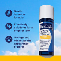 Thumbnail for PanOxyl Clarifying Exfoliant with 2% Salicylic Acid, BHA Liquid Exfoliant for Face, Unclogs, Minimizes Appearance of Pores, Blue Algae and Antioxidants Help Calm Redness, For Acne Prone Skin, 4 fl oz