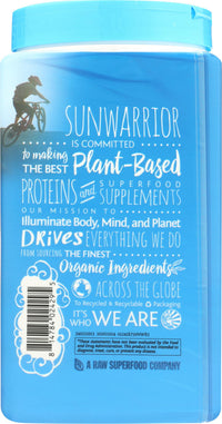 Thumbnail for Vegan Organic Protein Powder Plant-based | BCAA Amino Acids Hemp Seed Soy Free Dairy Free Gluten Free Synthetic Free NON-GMO | Unflavored 30 Servings | Warrior Blend by Sunwarrior