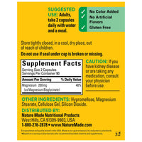 Thumbnail for Nature Made Magnesium Glycinate 200 mg per serving, Magnesium Supplement for Muscle, Heart, Nerve and Bone Support, 180 Magnesium Bisglycinate Capsules, 90 Day Supply