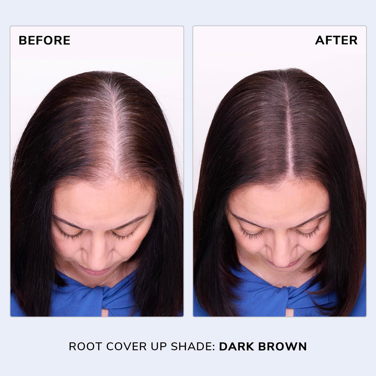 COLOR WOW Root Cover Up, Dark Brown – Instant Grey Coverage and Temporary Touch-Up, Water and Sweat Resistant, No mess Award-Winning Formula