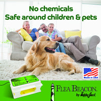 Thumbnail for Happy Jack Flea Beacon Kill Fleas in House, Attracts, Traps Indoor Bugs, Breaks Breeding Cycle Before Adults Lay Eggs, Safe, Fast, & Clean Way to Get Rid of Indoor Pests, Made in USA