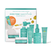 Thumbnail for Urban Skin Rx® Even Tone Essentials Daily Regimen Starter Kit, Includes 3-in-1 Cleansing Bar, Super Glow Serum, Retinol Rapid Repair & Dark Spot Treatment + Complexion Protection SPF 30 Moisturizer