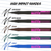 Thumbnail for MAYBELLINE Master Precise All Day Liquid Eyeliner, Waterproof Eyeliner Makeup for up to 30HR Wear, Cobalt Blue, 1 Count