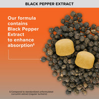 Thumbnail for Qunol Turmeric and Ginger with Black Pepper Gummies, Turmeric Curcumin Supplement, Joint Health Support Gummy, 90ct Gummies