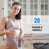 Thumbnail for Isopure Zero Carb 100% Pure Whey Isolate Protein Powder, Lactose Free, Gluten Free, with Vitamins, Creamy Vanilla, 25g Protein Per Serving, 1 Lb, 15 Servings (Packaging May Vary)
