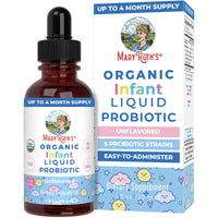 Thumbnail for MaryRuth Organics USDA Organic Infant Liquid Probiotic Drops | Baby Essentials | Probiotics for Infants | Baby Probiotic Drops | Proprietary Probiotic Blend | Vegan | Non GMO | 125 Servings