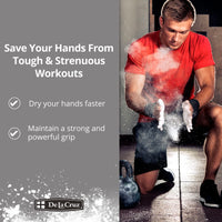 Thumbnail for De La Cruz Magnesium Carbonate Gym Chalk - Carbonato de Magnesio - 8 Blocks, Premium Grade, 2 ounces (56.7 grams)
