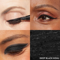 Thumbnail for LAURA GELLER NEW YORK Kajal Longwear Kohl Eyeliner Pencil with Caffeine, Smooth & Blendable Makeup, Deep Black