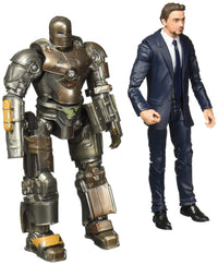 Thumbnail for Marvel Studios Legends Series Hasbro Tony Stark & Iron Man Mark 1 2-Pack Action Figures.