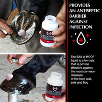 Thumbnail for SBS Equine Treatment Against Hoof Illness in Horses | Built-in Dauber Applicator | Treat Entire Hoof (7.5 Fluid Oz)