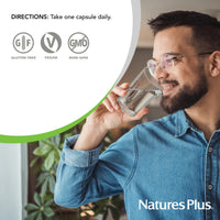Thumbnail for NaturesPlus His Journey - 30 Tablets - Men’s Multivitamin - 100% DV of All Vitamins - Supports Overall Wellness, Energy, Immunity & Brain Health - 30 Servings
