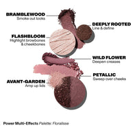 Thumbnail for Morphe Makeup Palette - Power Multi-Effects Palette with Mattes, Shimmers, Duochromes & Silk Slip Toppers - Made to Build, Blend & Layer for Everyday Versatile Makeup Looks - Floralisse (0.65 oz)
