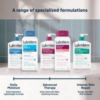 Thumbnail for Lubriderm Advanced Therapy Body Wash, Unscented Nourishing Cleanser with Pro-Ceramide, Vitamin E & Pro-Vitamin B5 Gently Cleanses Itchy, Dry Skin, Fragrance Free, Hypoallergenic, 16 fl. oz