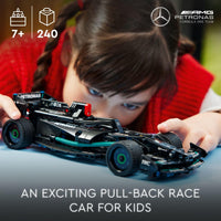 Thumbnail for LEGO Technic Mercedes-AMG F1 W14 E Performance Pull-Back Car Toy, Vehicle Building Set for Boys and Girls, Mercedes Race Car Toy Model, Gift for Kids Ages 7 and Up, 42165