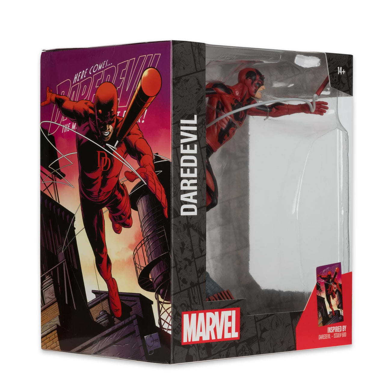 McFarlane Toys - Marvel Daredevil 1:10th Scale Collectible with Scene (Daredevil #600)