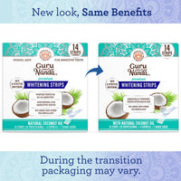 Thumbnail for GuruNanda Teeth Whitening Strips - 7-Day Treatment with Non-Slip, Dry Strip Technology - Whitening Designed with Care for a Brighter Smile