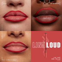 Thumbnail for NYX PROFESSIONAL MAKEUP Line Loud Lip Liner, Longwear and Pigmented Lip Pencil with Jojoba Oil & Vitamin E - Rebel Red (Warm Red)