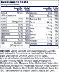 Thumbnail for One A Day Women’s Multivitamin, Supplement with Vitamin A, C, D, E and Zinc for Immune Health Support, B12, Biotin, Calcium & More, Tablet 200 count