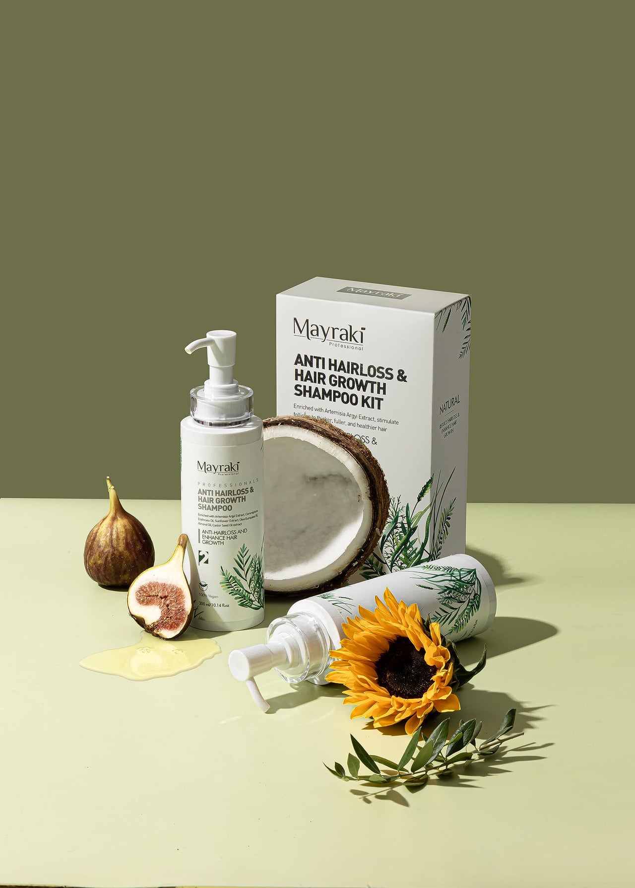 Mayraki Anti Hair Loss & Volumizing Shampoo Kit for Color-Treated Hair |Clarifying Growth Shampoo For Fuller, Thicker Hair | 300 ml | 10.14 fl.oz x2