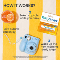 Thumbnail for Himalaya PartySmart, 12 Capsule Tube - Alcohol Breakdown Liver Support for a Better Morning After Drinking - Plant Based, Vegan, Non-GMO, Gluten Free, Clinically Studied