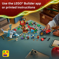 Thumbnail for LEGO NINJAGO Ninja Vehicle Tree House Battle Building Toy for Boys, Girls, & Kids, Ages 7+ - Ninja Playset W/5 Minifigures, Motorcycle & Helicopter Toys - Gift Idea for Birthdays - 71857