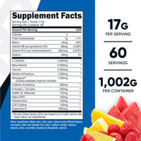 Thumbnail for Nutricost Pre-X Xtreme Pre-Workout Complex Powder, Fruit Punch, 60 Servings, Vegetarian, Non-GMO and Gluten Free
