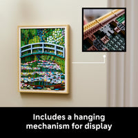Thumbnail for LEGO Art Claude Monet – Bridge Over a Pond of Water Lilies - Building Sets for Adults, Ages 18+ - Wall Decor for Living Room or Home Office - Gift for Women & Men - 31220