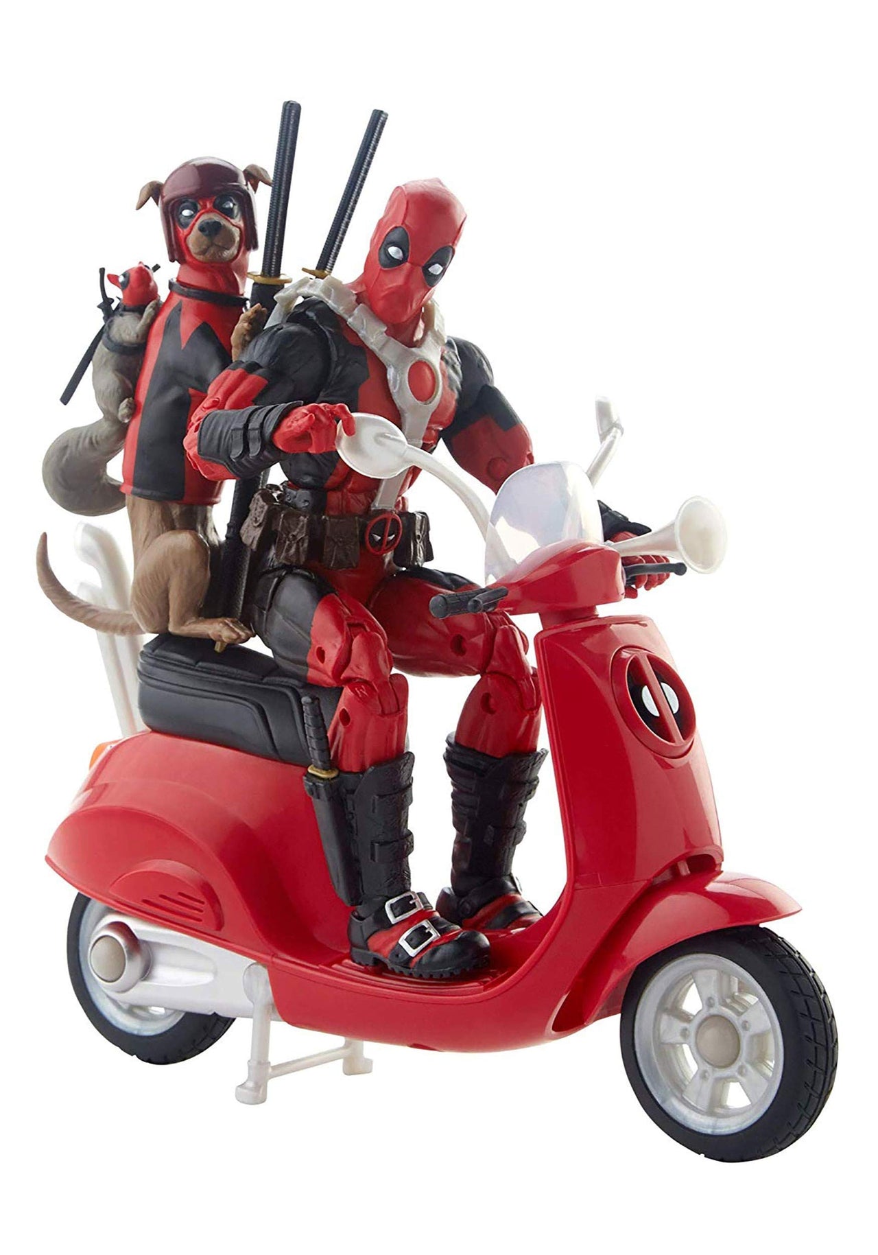 Marvel Legends Series Deadpool Corps Marvel Comics Collectible 6 Inch Action Figure & Vehicle, Includes Marvel’s Dogpool & Squirrelpool