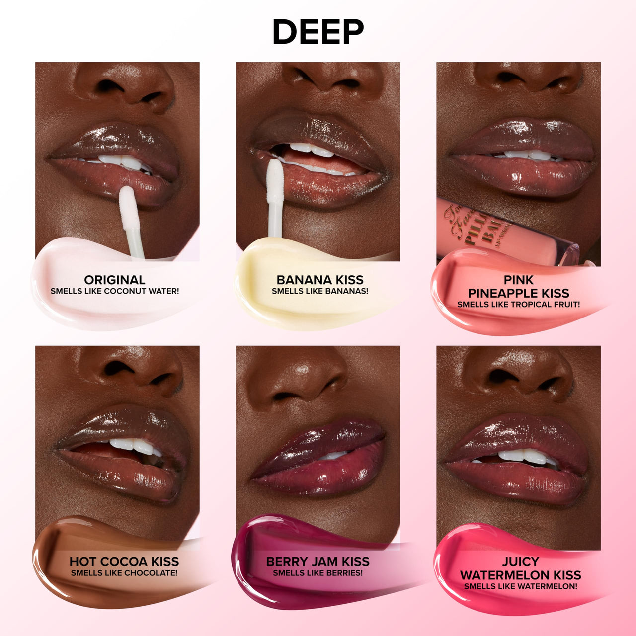 Too Faced Pillow Balm Ultra-Hydrating Lip Treatment | Liquid Lip Balm that Replenishes Lips with Hyaluronic Acid, 0.2 Fl Oz, Original