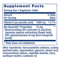 Thumbnail for Life Extension Vitamin C and Bio-Quercetin®, Cardiovascular Health Supplement, Immune Support, Highly absorbable, quercetin, Vitamin C, Gluten Free, Non-GMO, Vegetarian, 250 Tablets