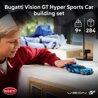 Thumbnail for LEGO Speed Champions Bugatti Vision Gran Turismo Hyper Sports Car Building Toy for Kids & Gamers - Building Set W/Bugatti Driver Minifigure for Boys & Girls, Ages 9+ - Gift Idea for Birthdays - 77253